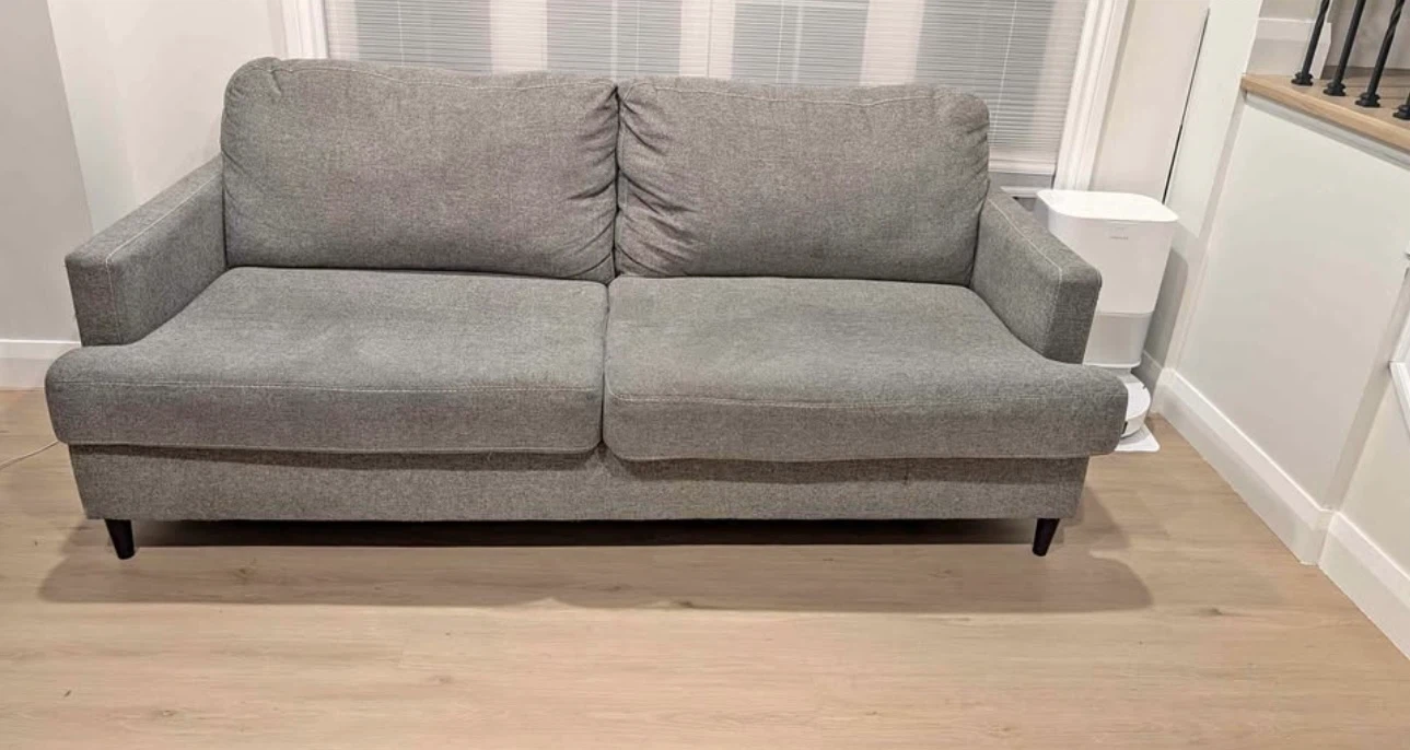 Grey Two-Seater Sofa