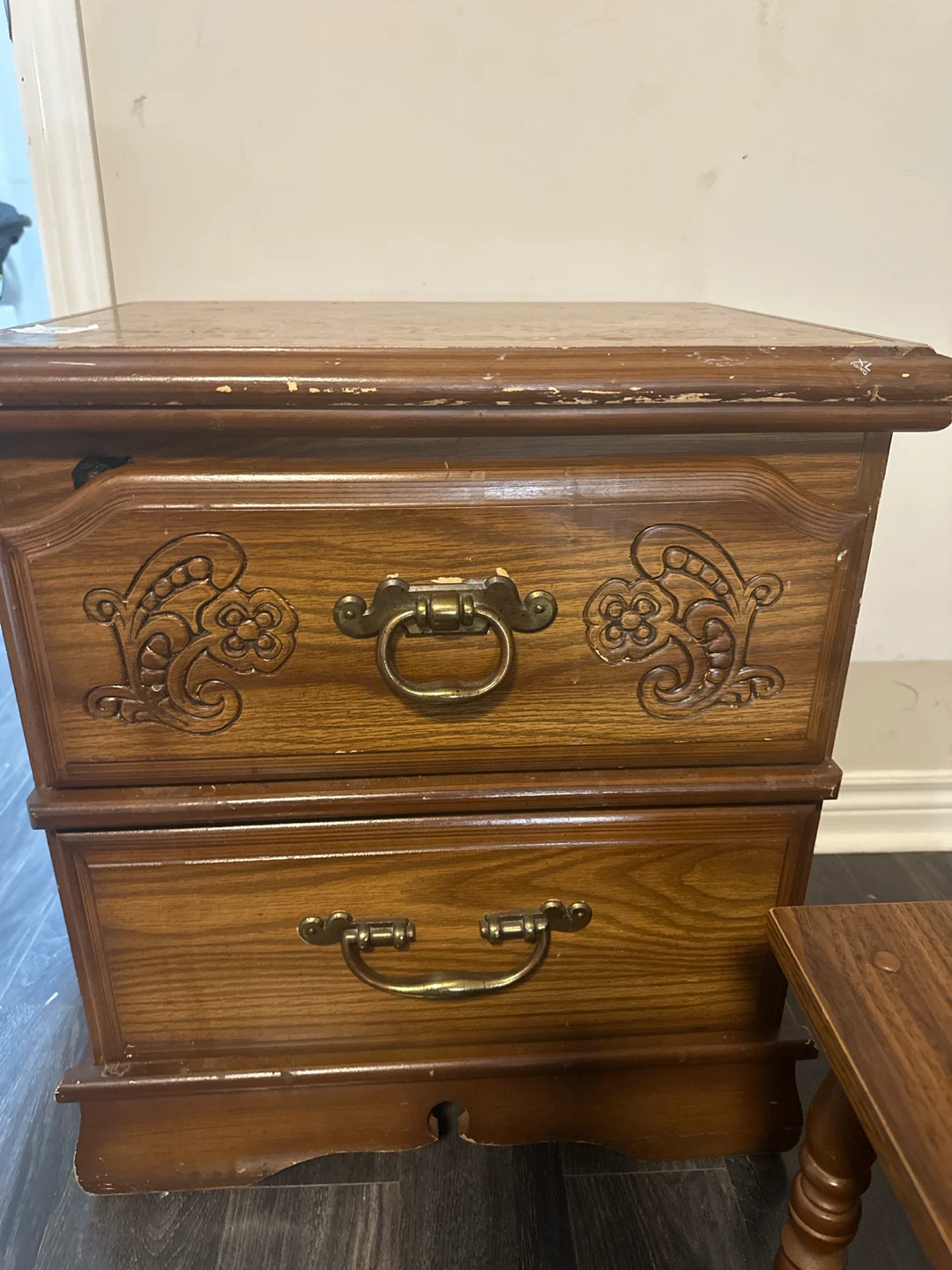 Traditional Wood Nightstand