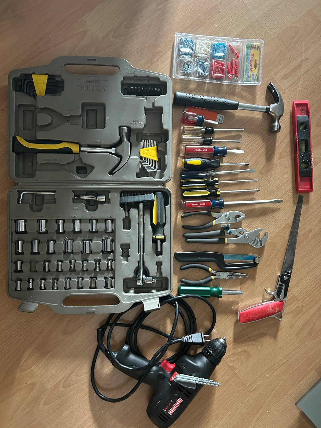 Craftsman Drill and Assorted Tool Set