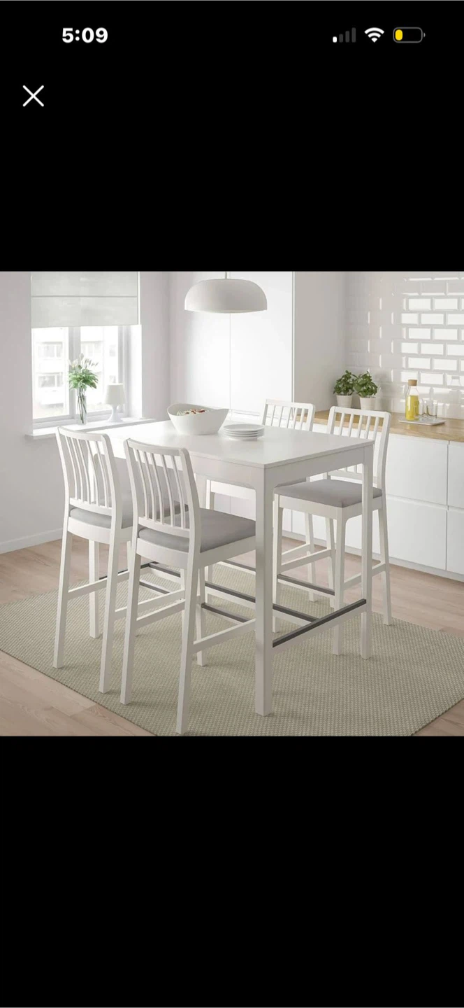 2 chairs of IKEA Stensele High Table and Bar Stools