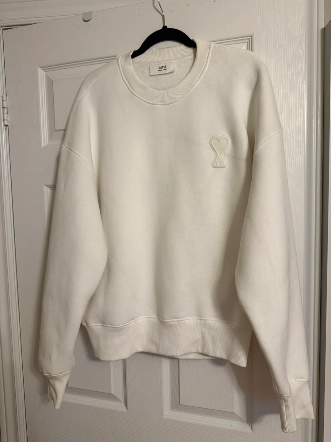 Ami Paris White Sweatshirt