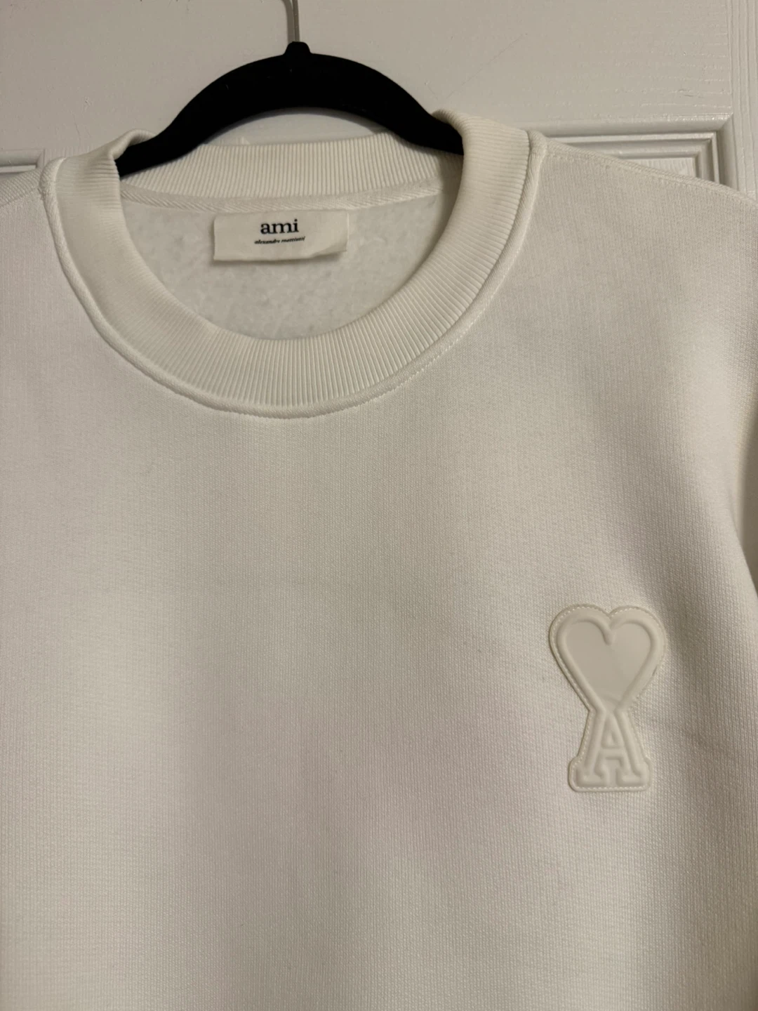Ami Paris White Sweatshirt - photo 2