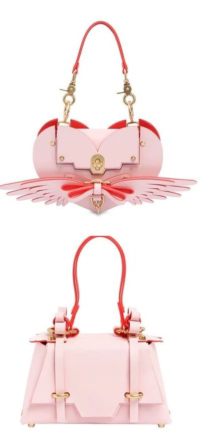 Authentic Niels Peeraer Wings Heart Bag