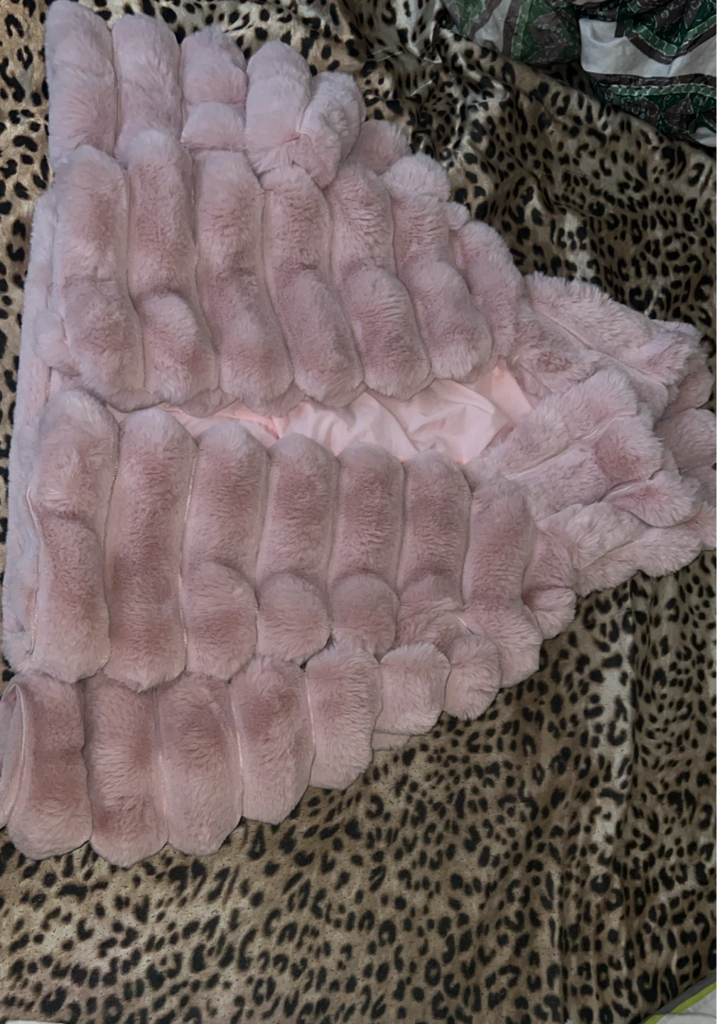 Pink Faux Fur Jacket