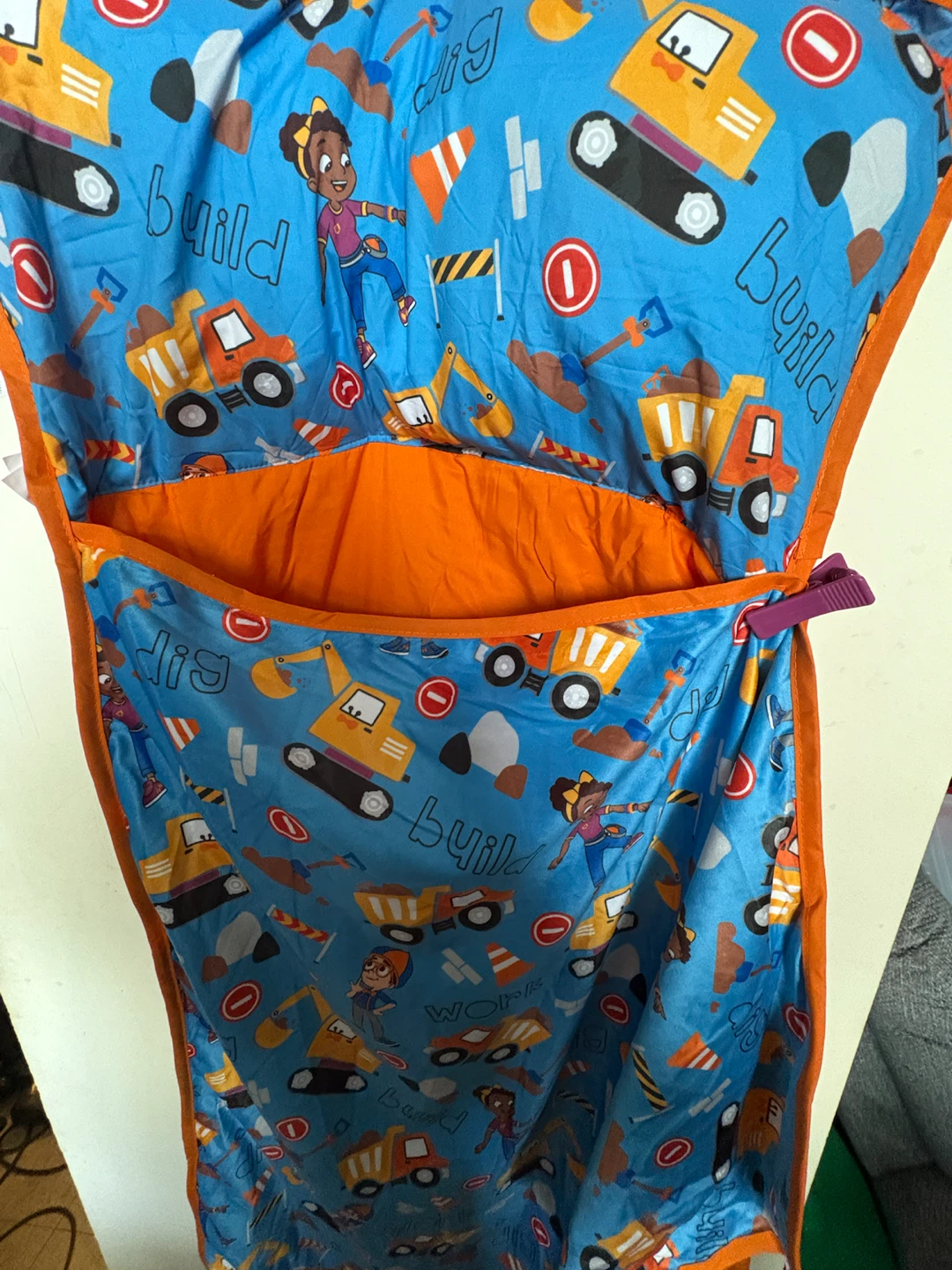 Blippi Kids Construction Print Nap Mat