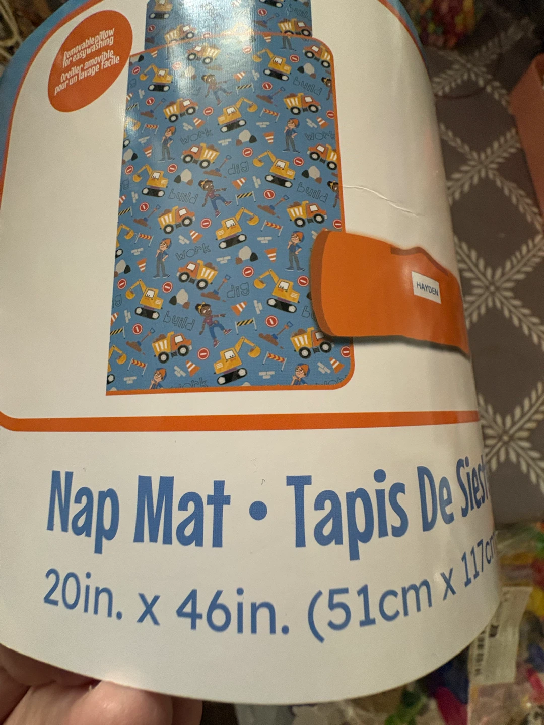 Blippi Kids Construction Print Nap Mat - photo 2