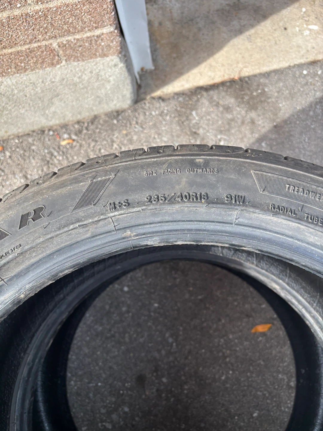 2 Goodyear Eagle Sport All-Season Tires – 235/40R18 – 95% Tread - photo 4