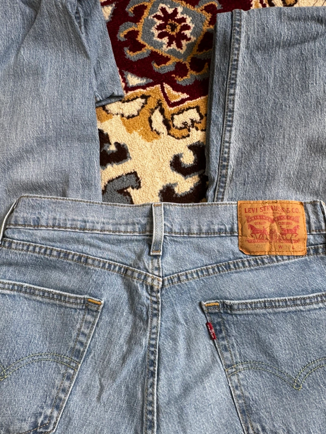 Levi's 505 Light Wash Jeans - photo 2
