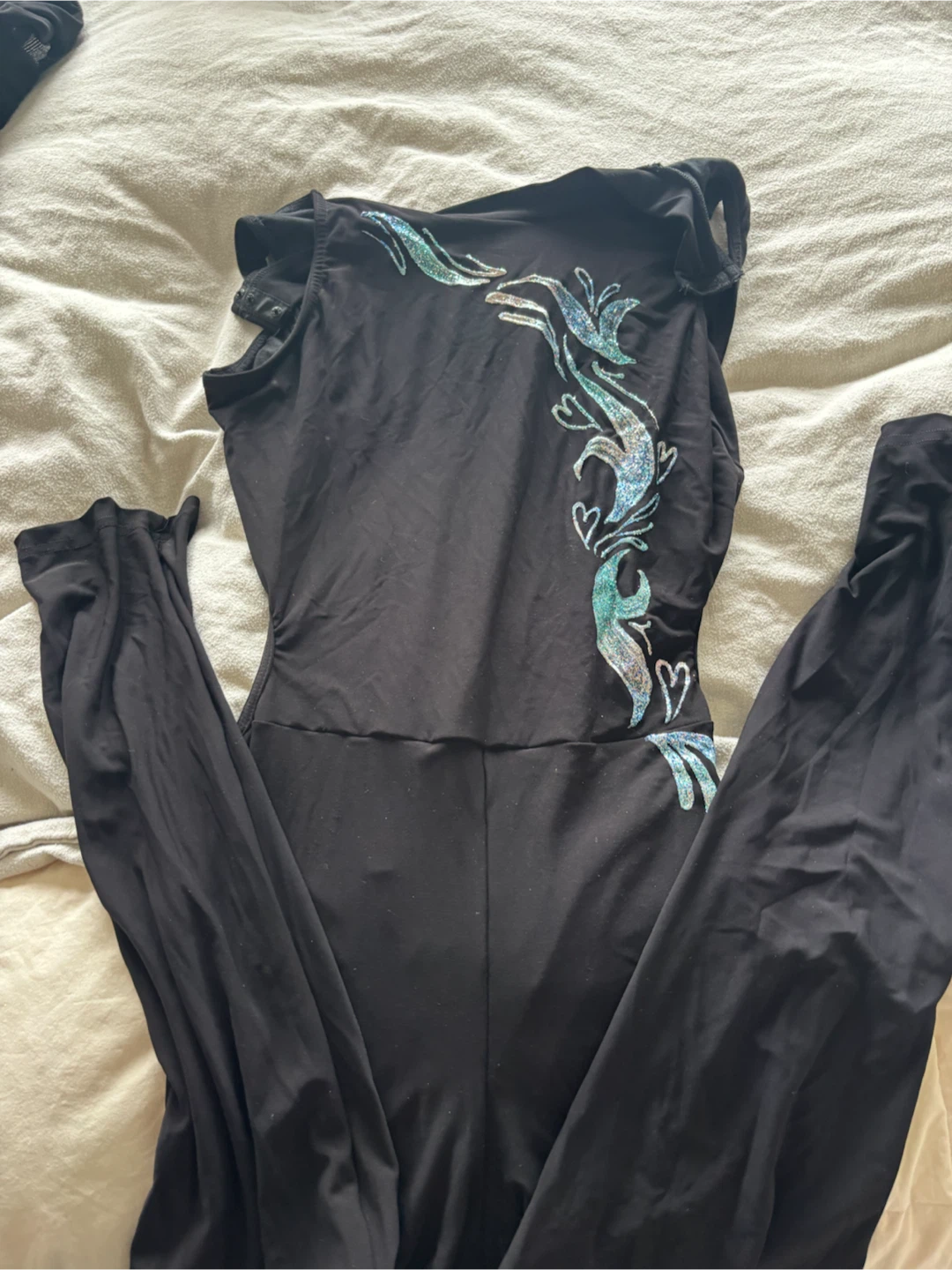 Effie Mathews black dance costume