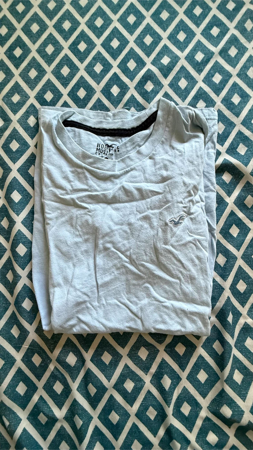 Hollister Light Blue T-Shirt