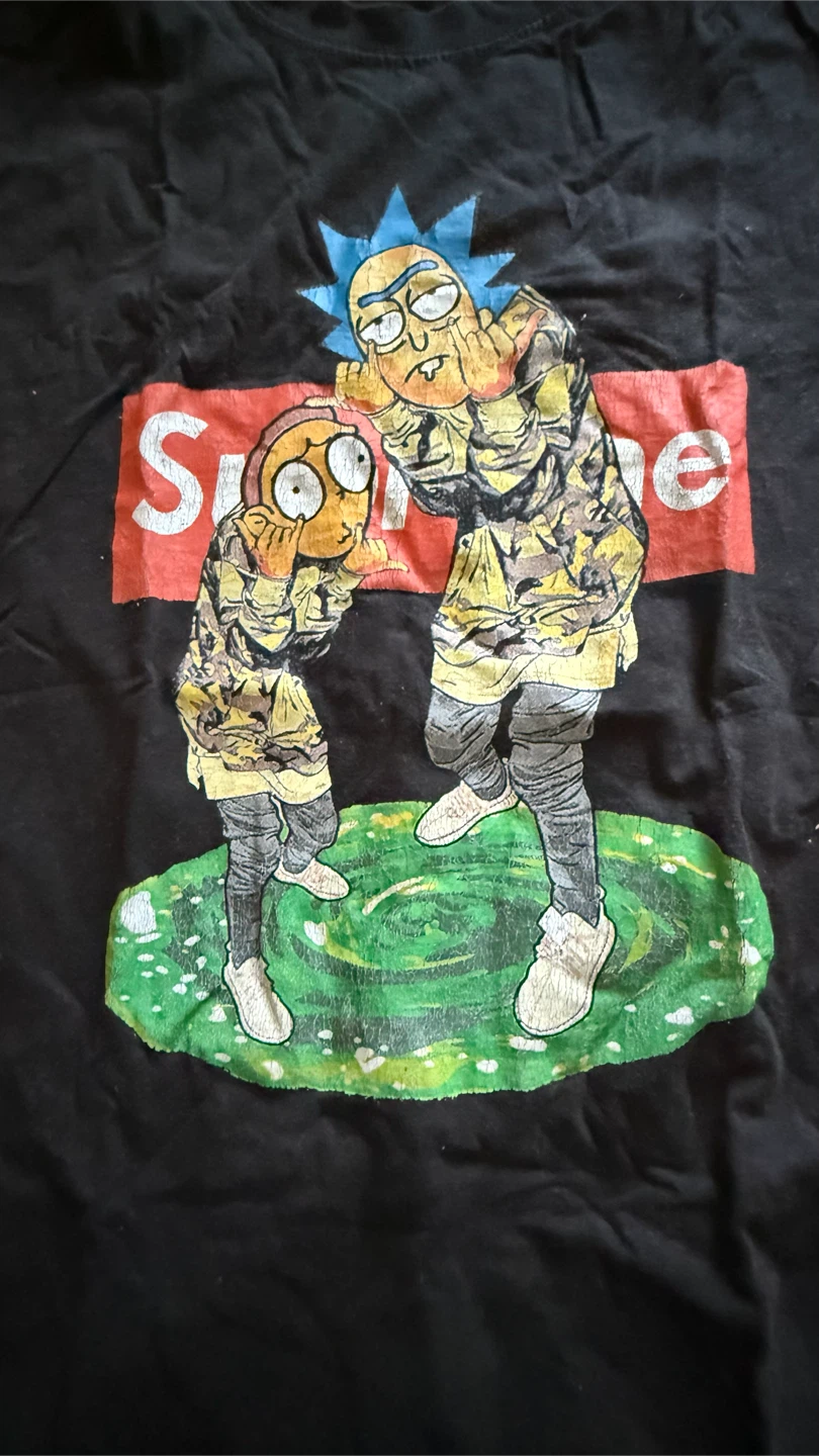 Rick and Morty Black Graphic T-Shirt