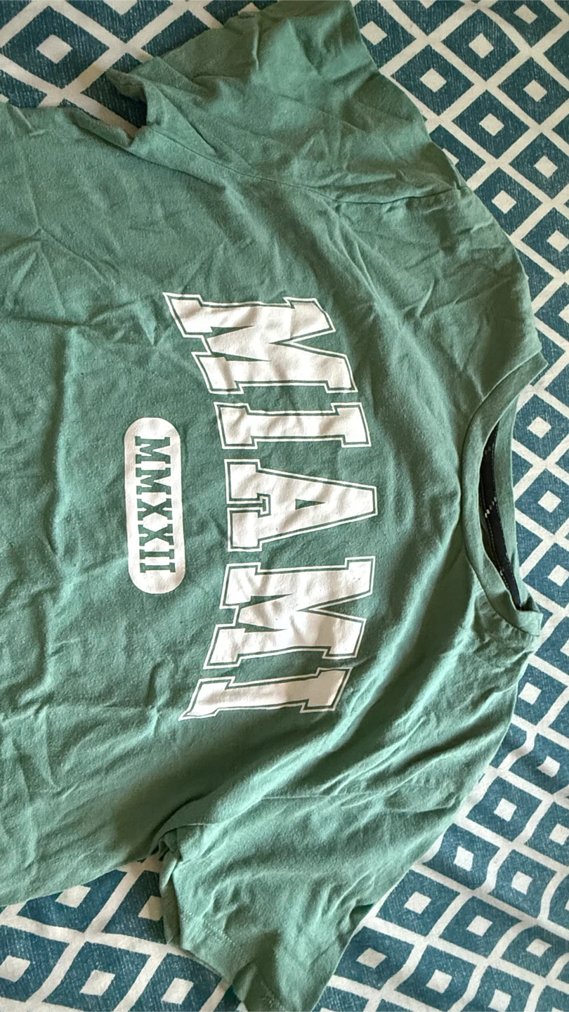 Green Miami MMXXII Graphic T-Shirt - photo 2