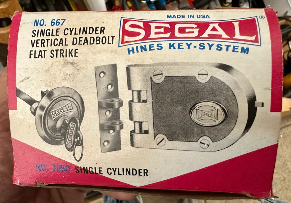 Segal Single Cylinder Jimmy Proof Deadbolt