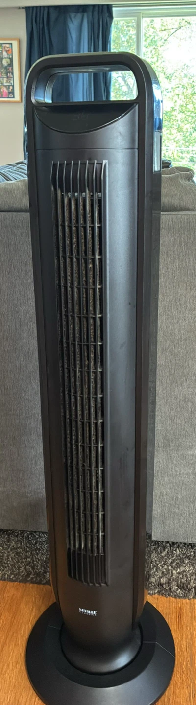 Seville Classics Rotating Tower Fan w remote