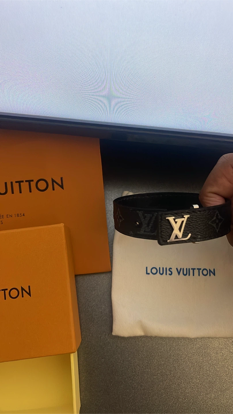 Black LV Bracelet