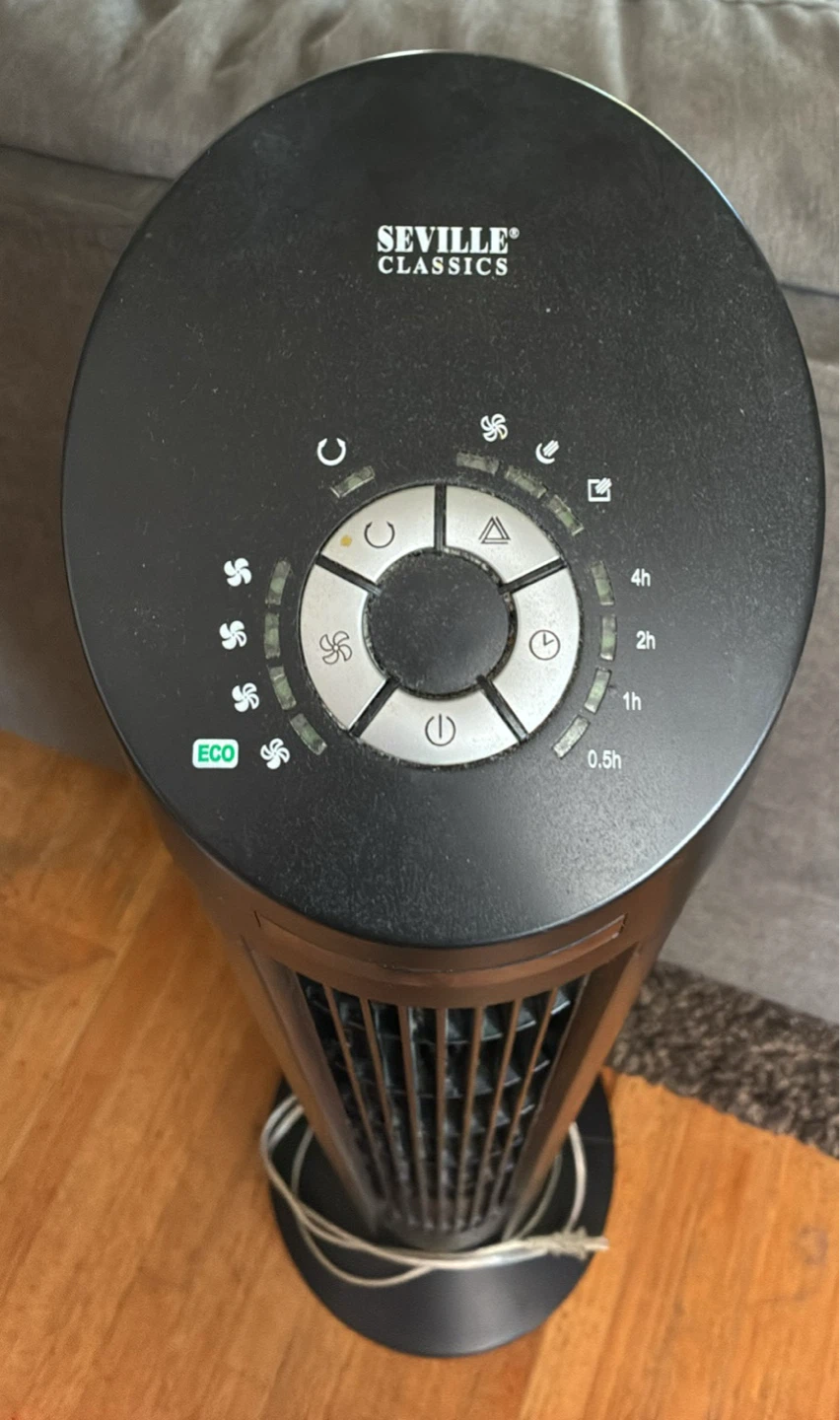 Seville Classics Rotating Tower Fan - photo 2
