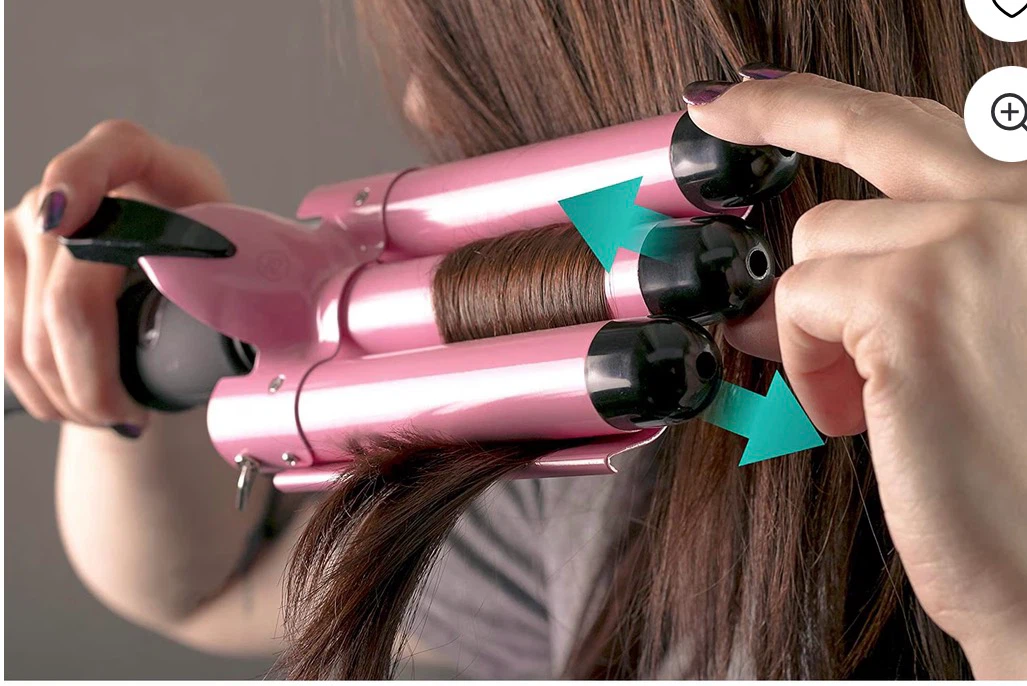 Top4ever 3-Barrel Hair Curling Iron - photo 4