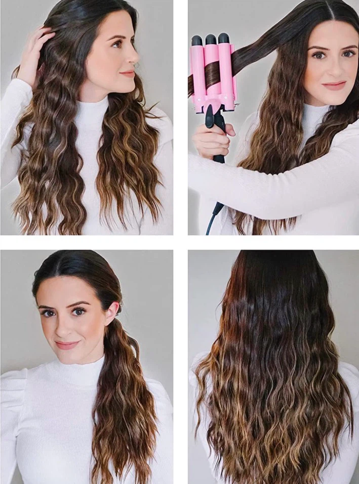 Top4ever 3-Barrel Hair Curling Iron - photo 5