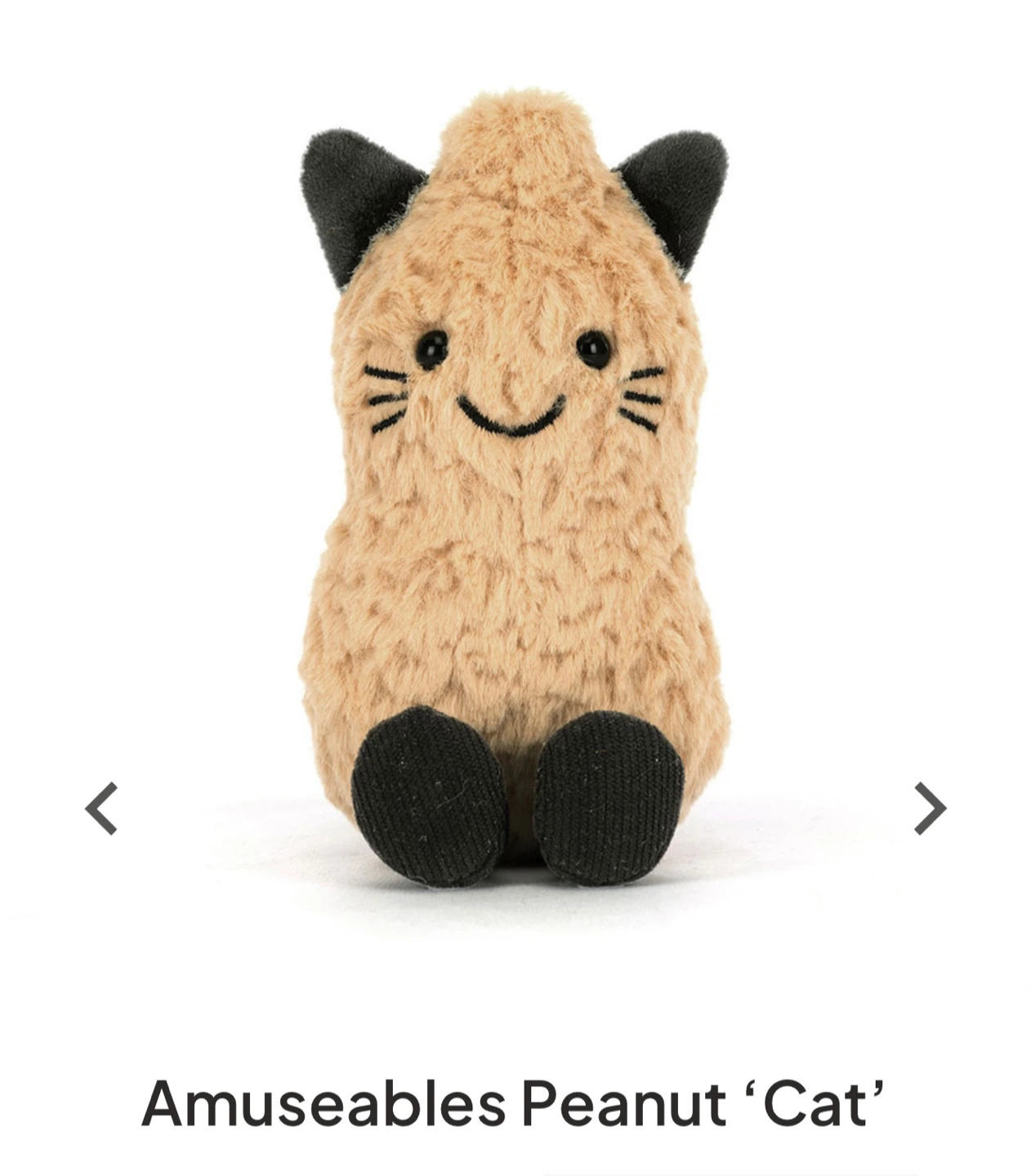 Jellycat Amuseables Peanut Cat Plush - photo 2
