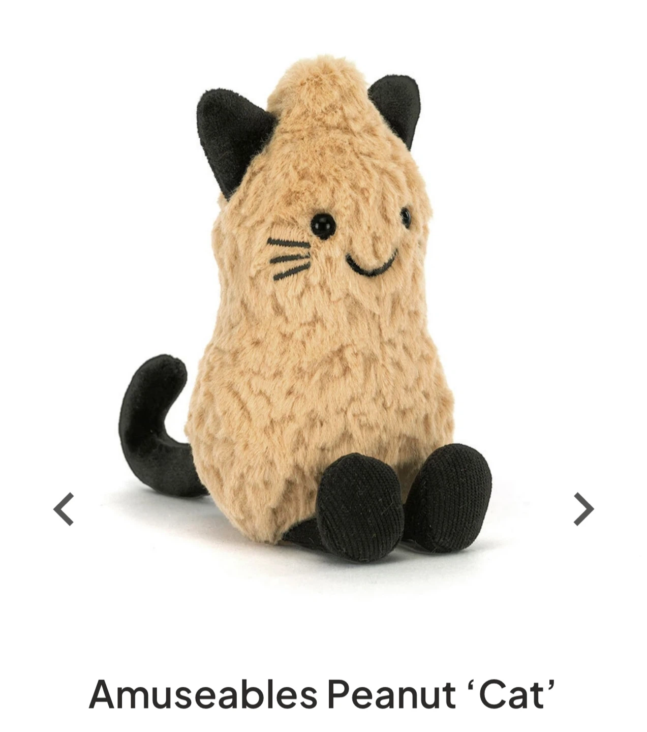 Jellycat Amuseables Peanut Cat Plush - photo 3