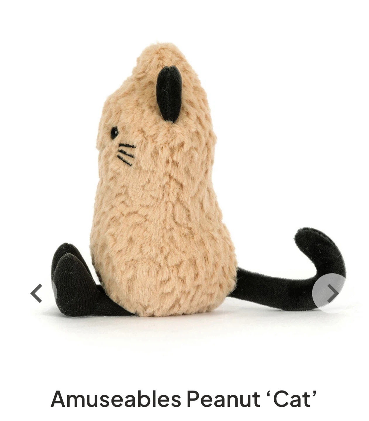 Jellycat Amuseables Peanut Cat Plush - photo 4
