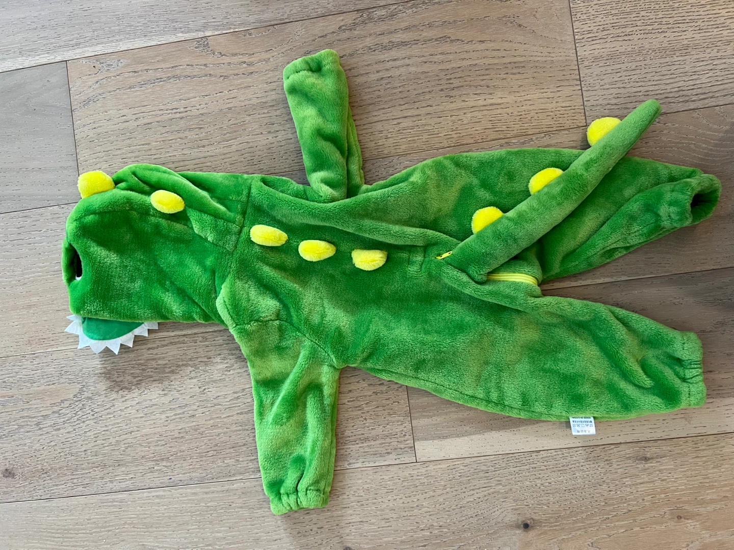 12-18 Month Green Dinosaur Costume Onesie - photo 2