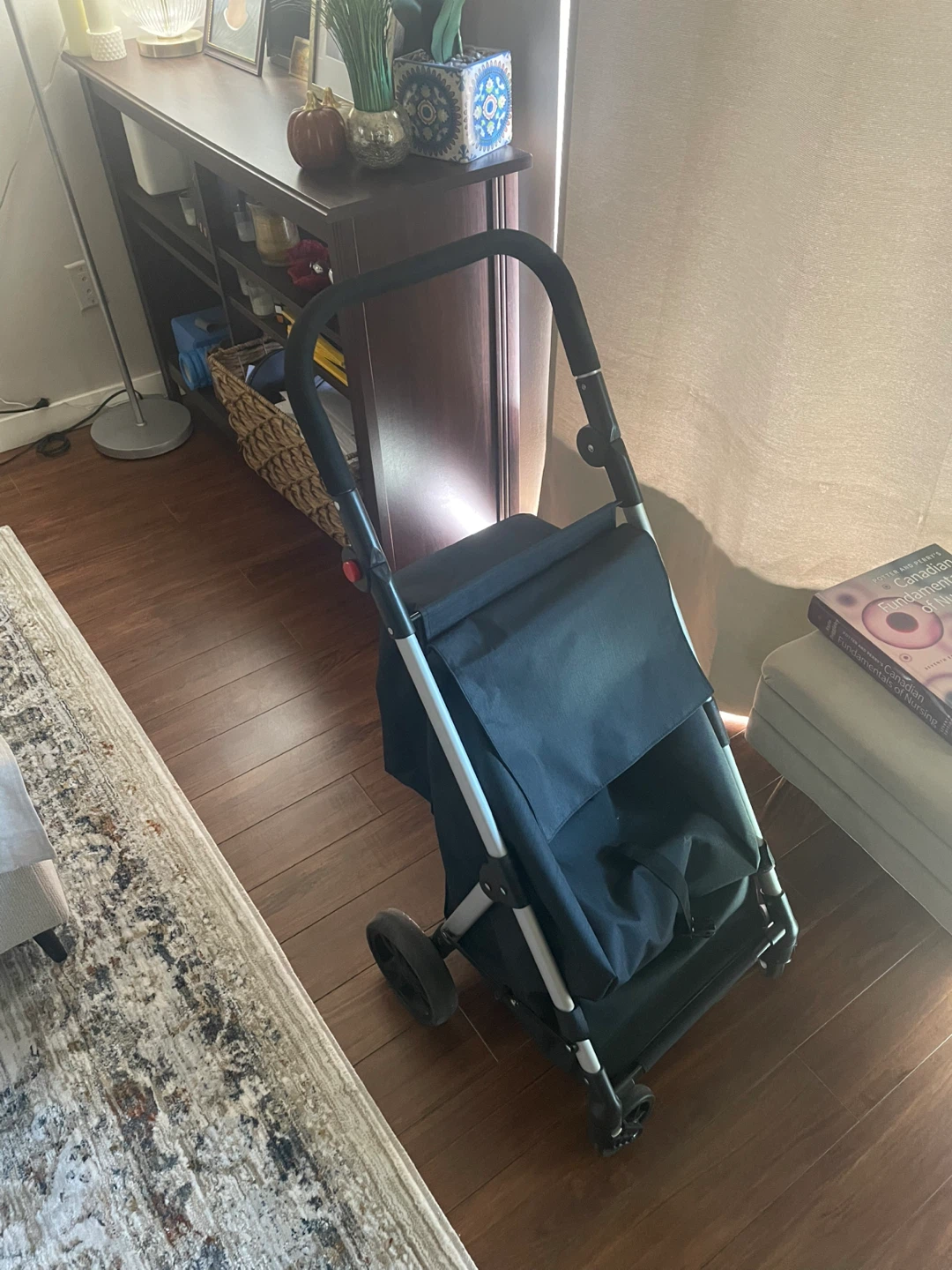 Collapsible Shopping Cart with Cooler Bag