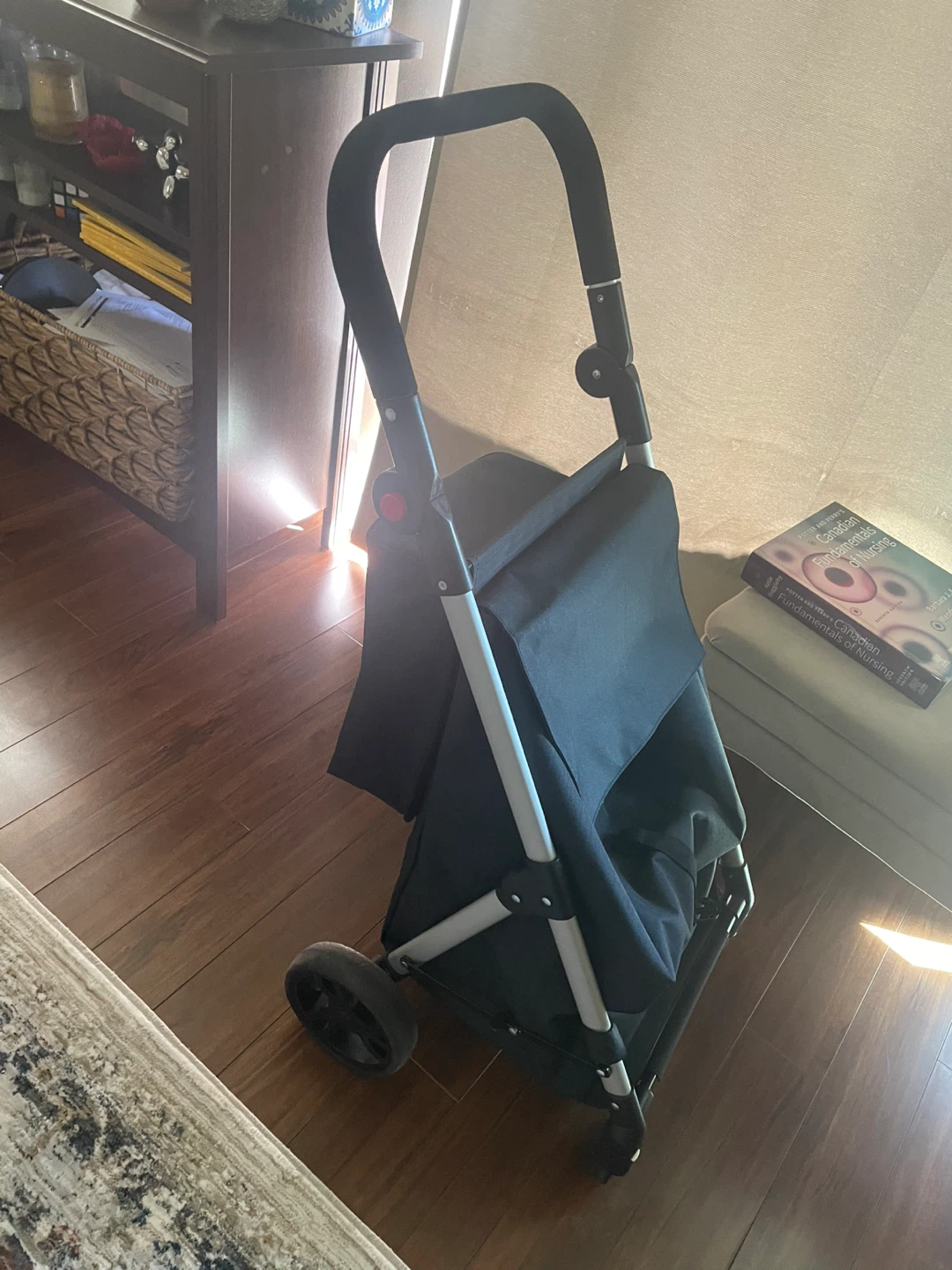 Collapsible Shopping Cart with Cooler Bag - photo 3