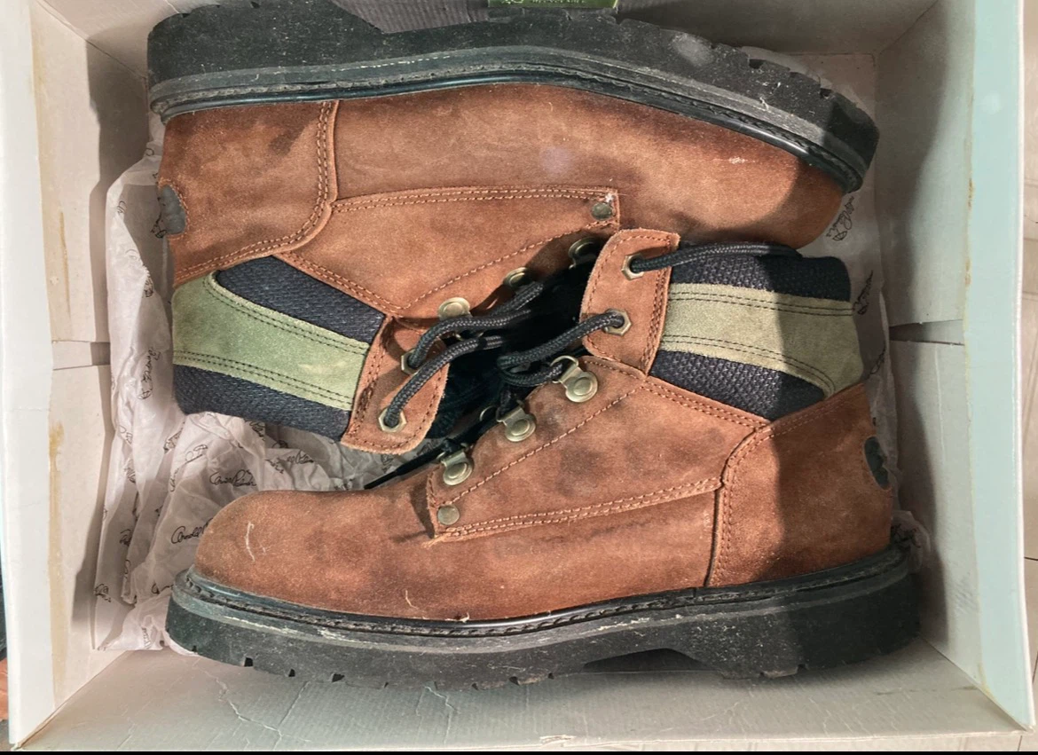 Brown Suede Boots Size 9W