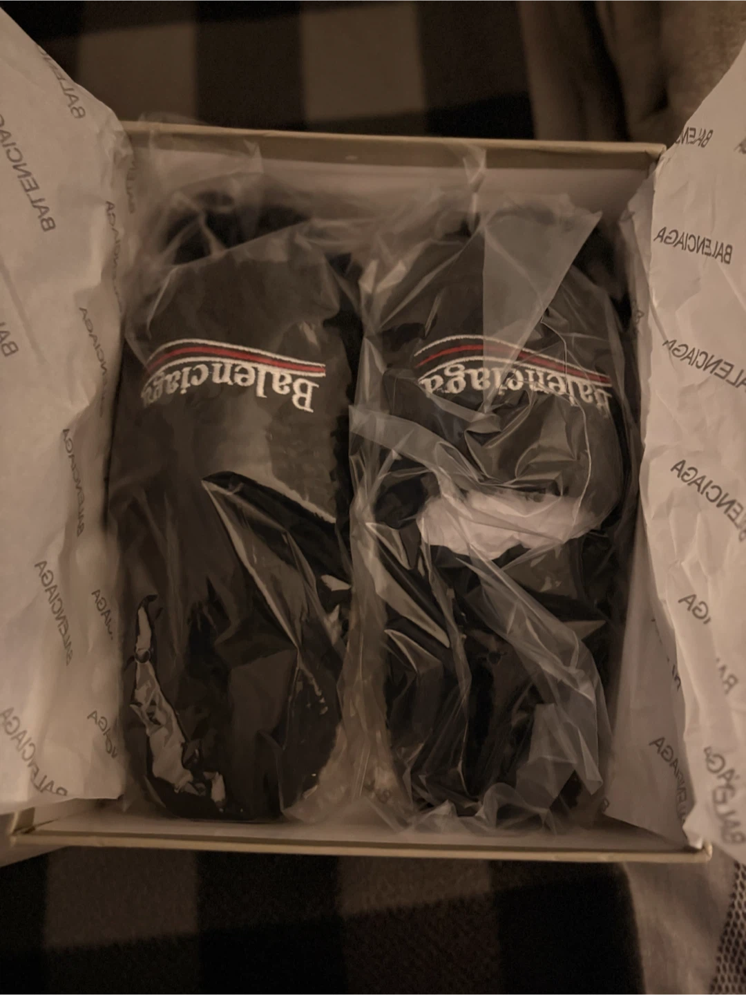 Balenciaga Black Fur Slides - photo 4
