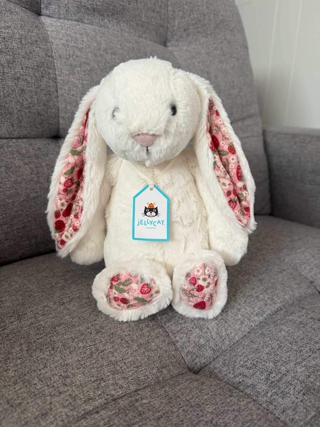 Jellycat Blossom Cream Bunny Berry