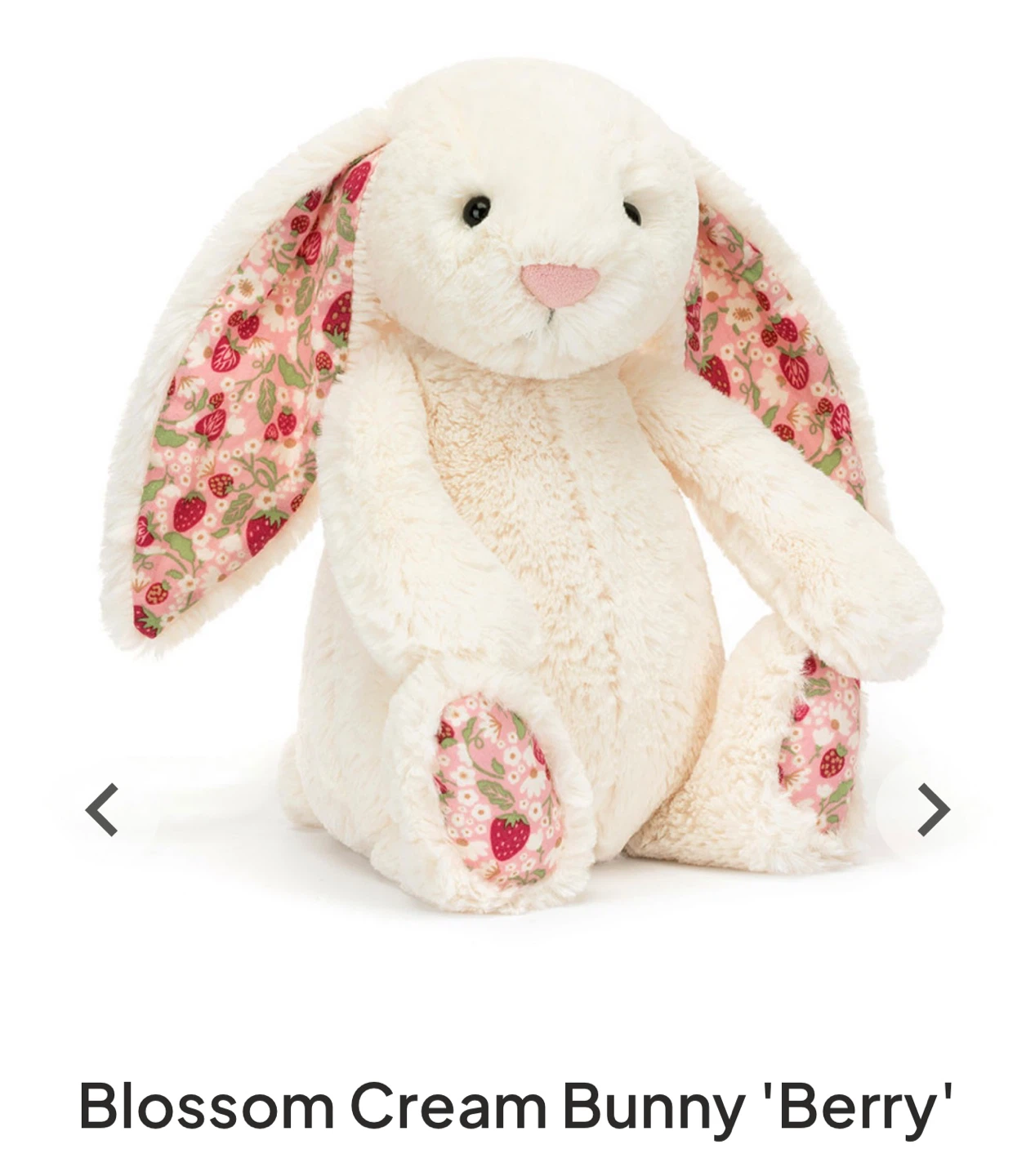 Jellycat Blossom Cream Bunny Berry - photo 3