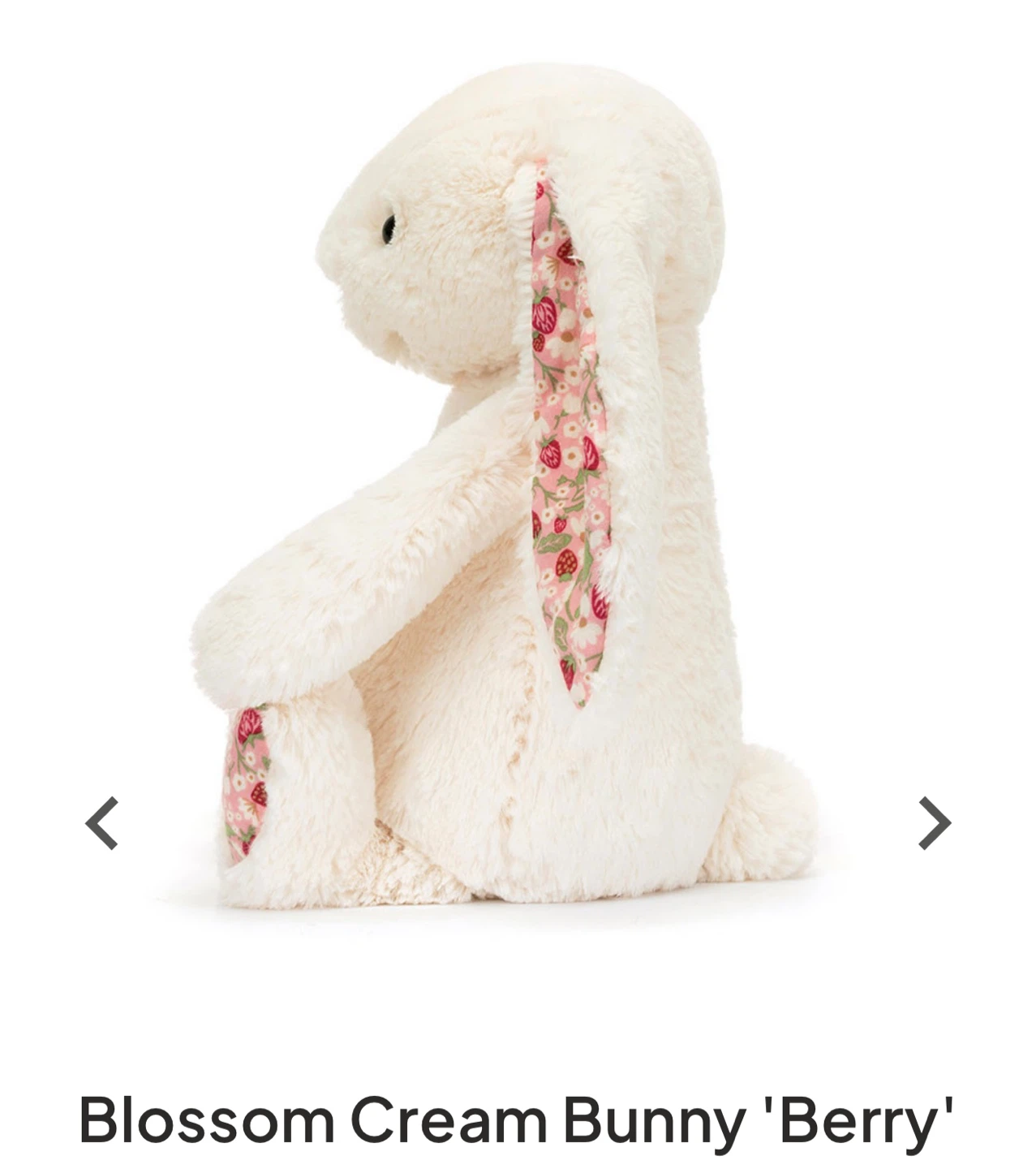 Jellycat Blossom Cream Bunny Berry - photo 4