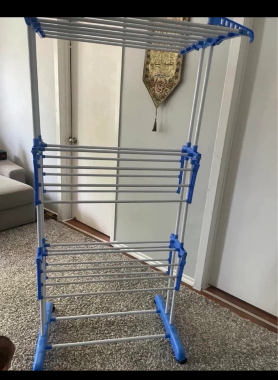 Homecom 3-Tier Clothes Drying Rack - photo 2