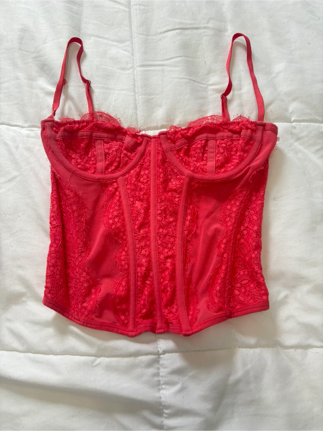 Urban Outfitters Pink Corset Top