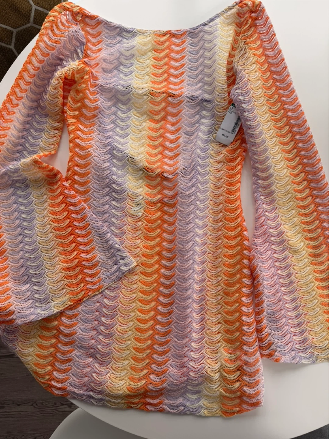 NWT Twik Arrow-Stripe Crochet Dress - photo 2