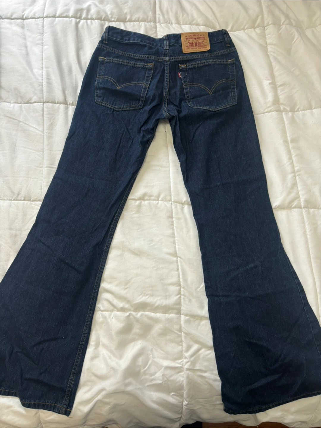 Levi Strauss Dark Wash Denim Jeans - photo 2