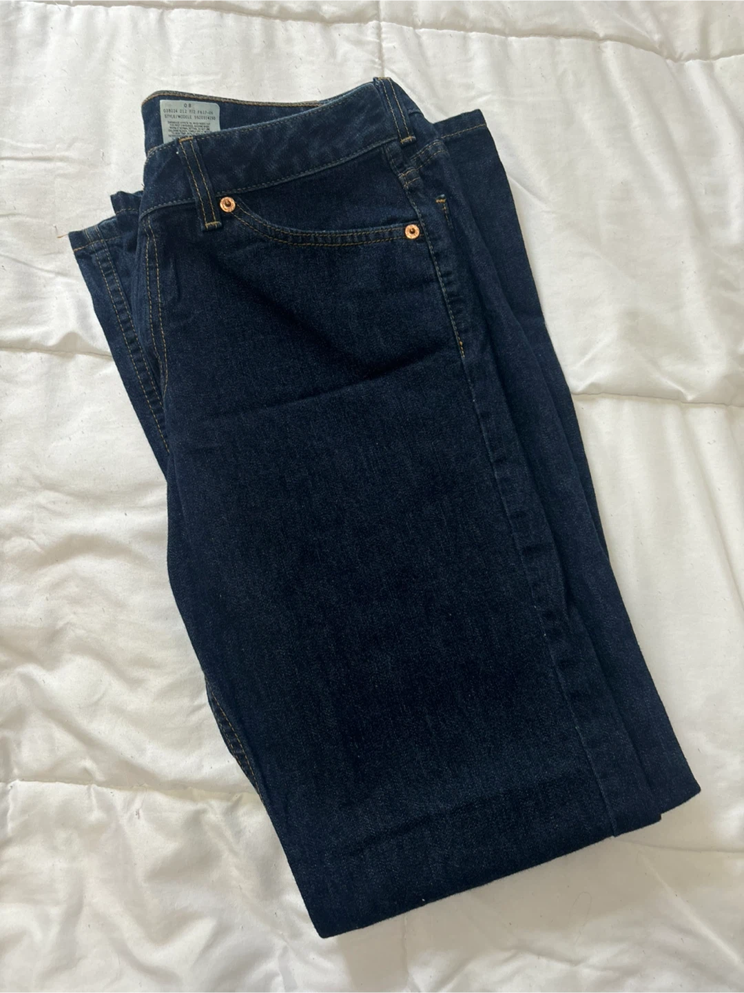 Levi Strauss Dark Wash Denim Jeans - photo 4