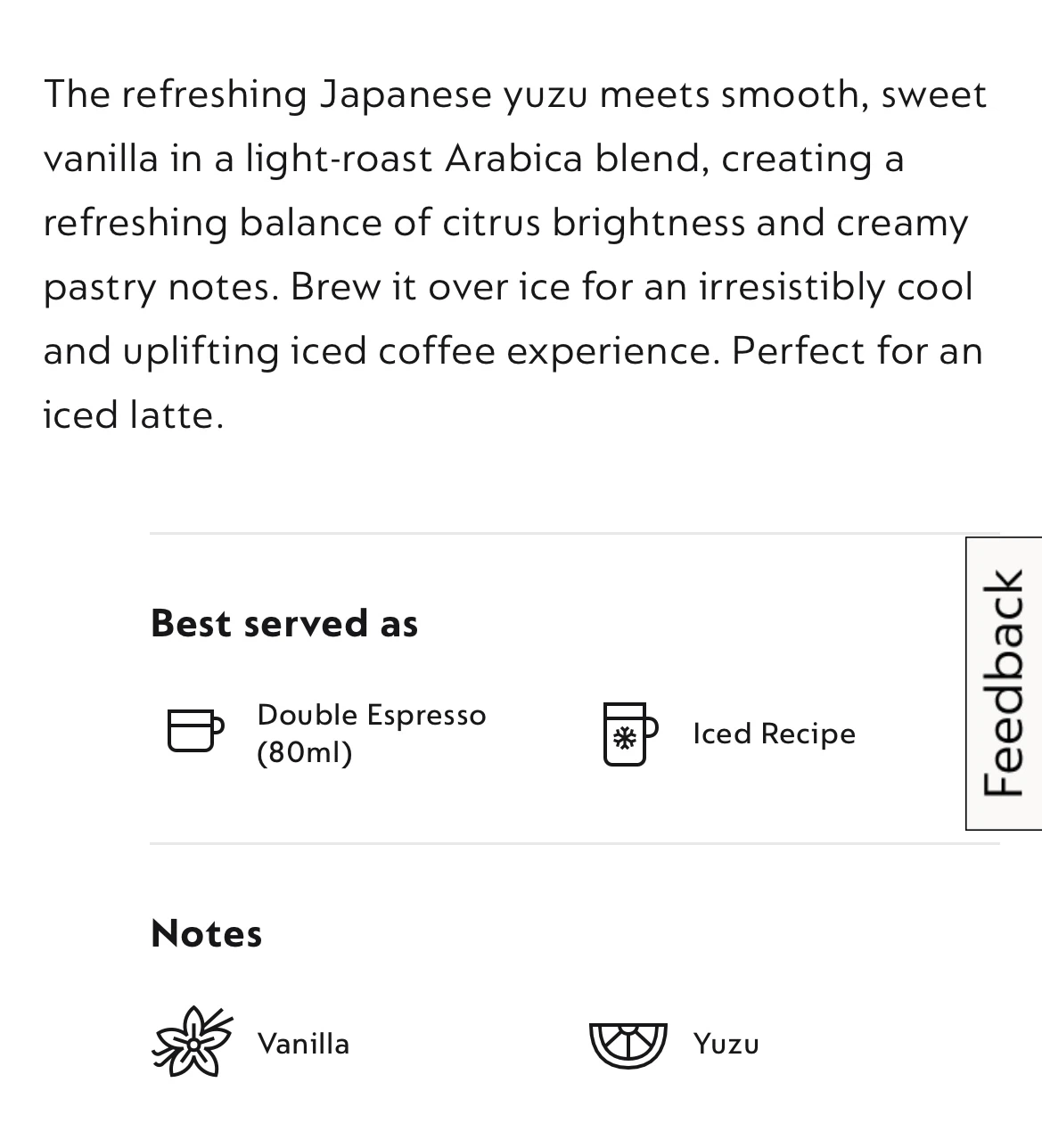 3 Yuzu Vanilla Nespresso Vertuo Pods - photo 5