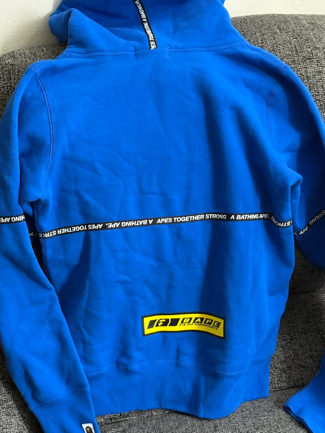 A Bathing Ape Bape Hoodie Blue Small - photo 4