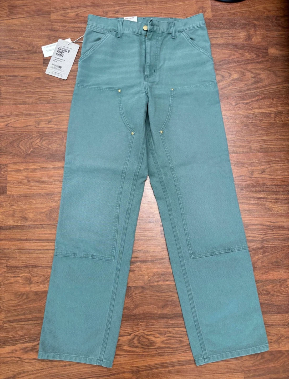 Carhartt WIP Double Knee Pant Silver Pine