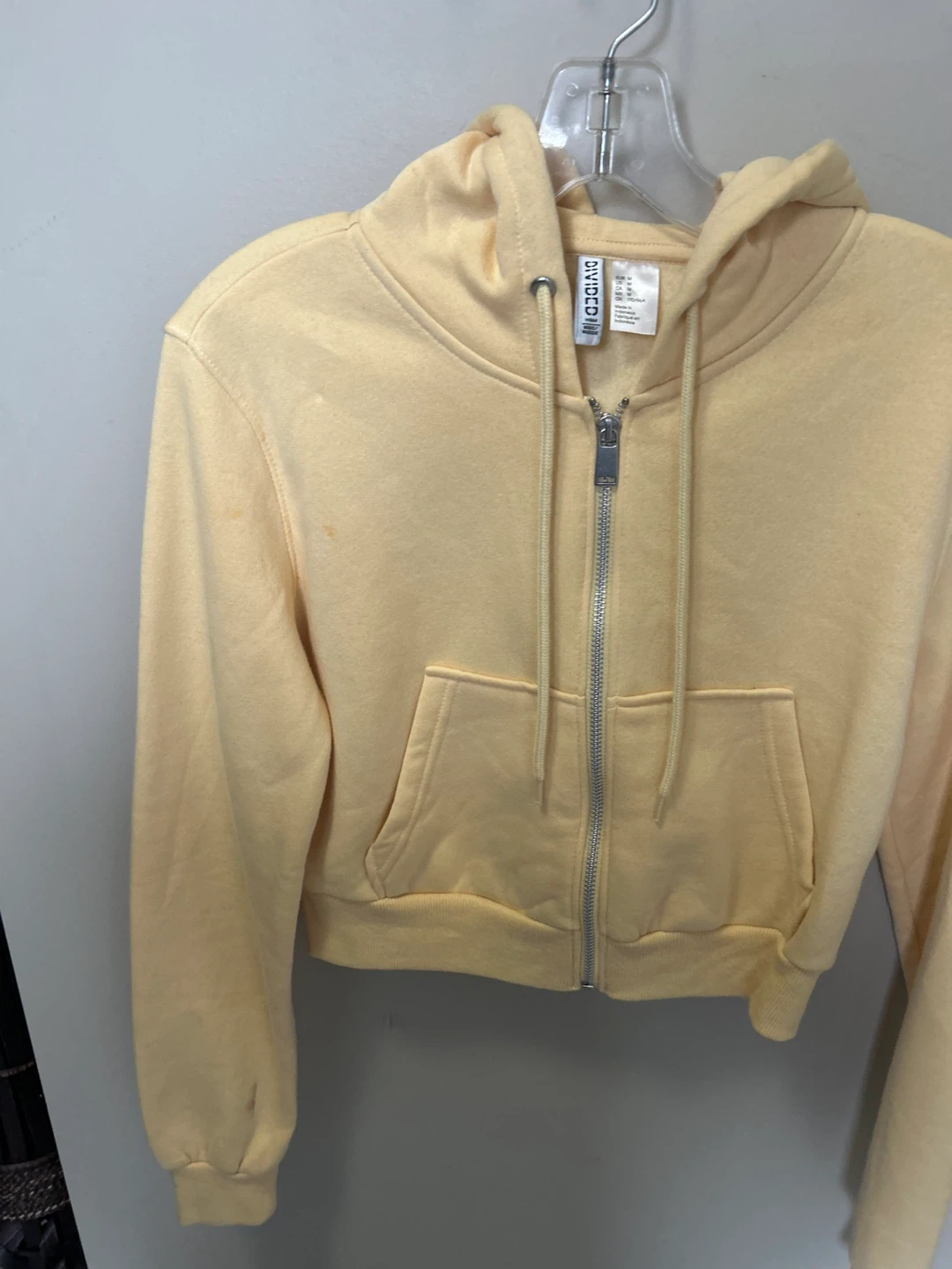 H&M Divided Yellow Zip-Up Hoodie - photo 3