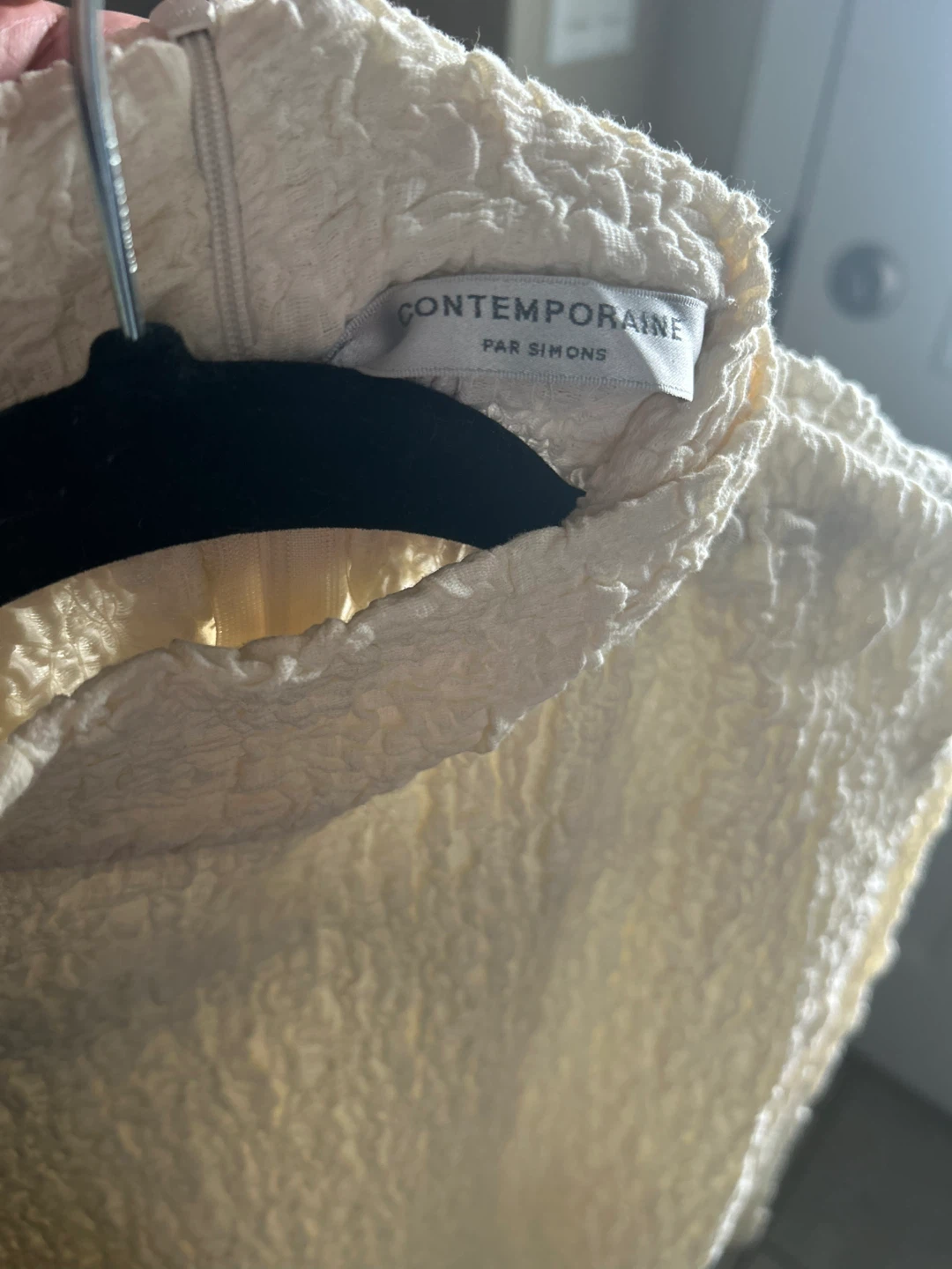 Contemporaine Par Simons Textured Cream Top - photo 3