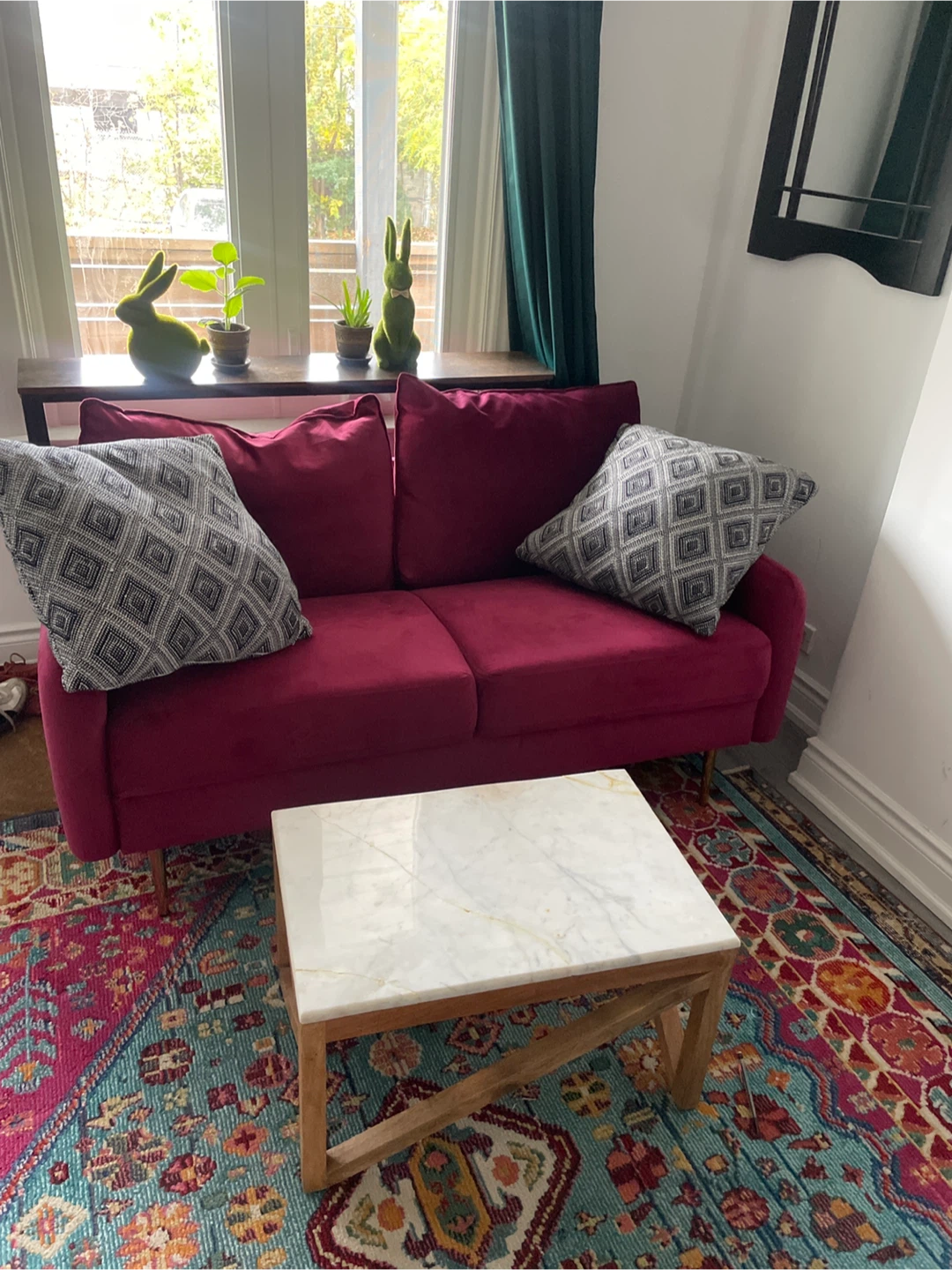 Velvet Loveseat - photo 4