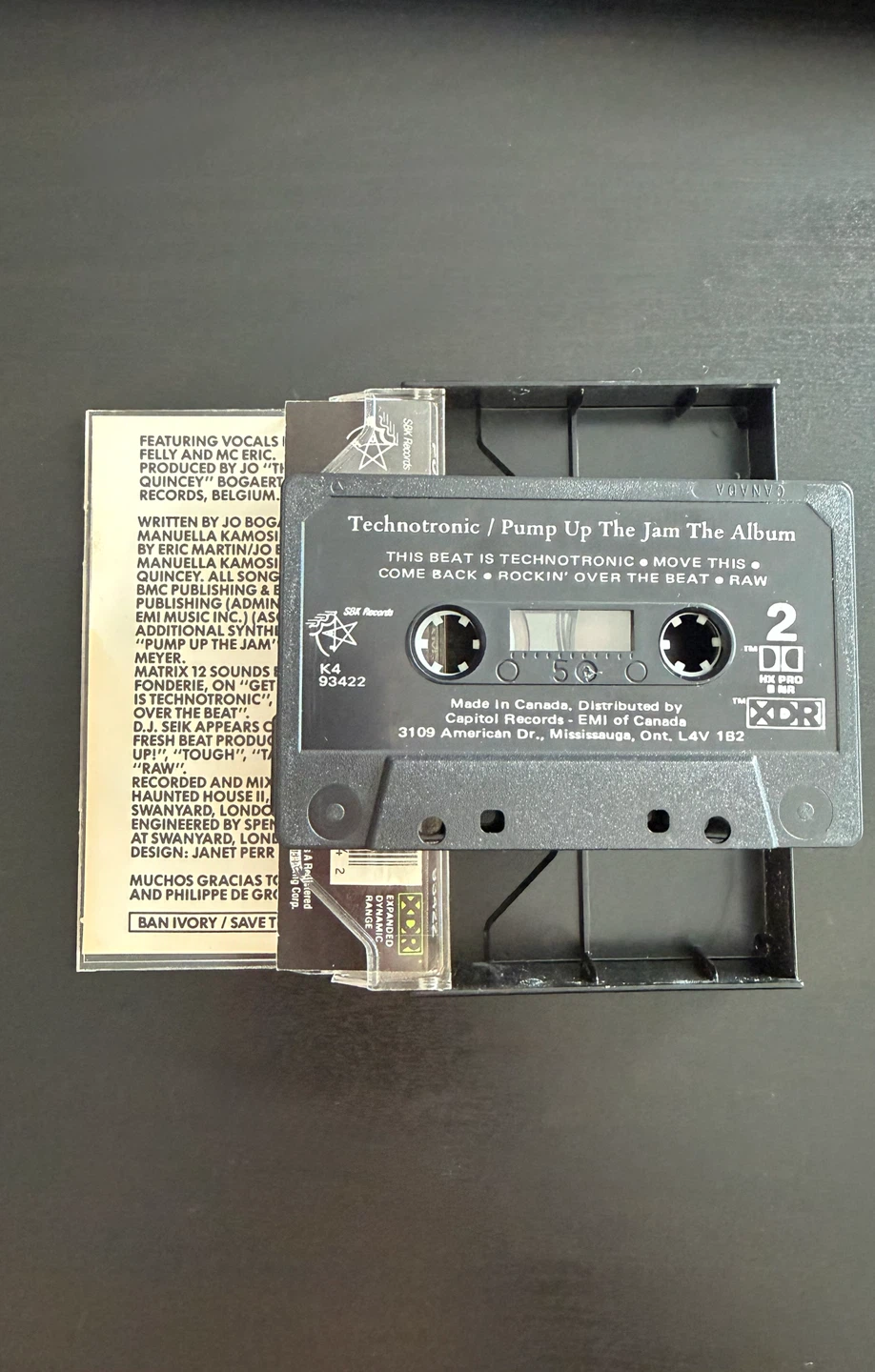 Technotronic Pump Up The Jam Cassette Tape - photo 2