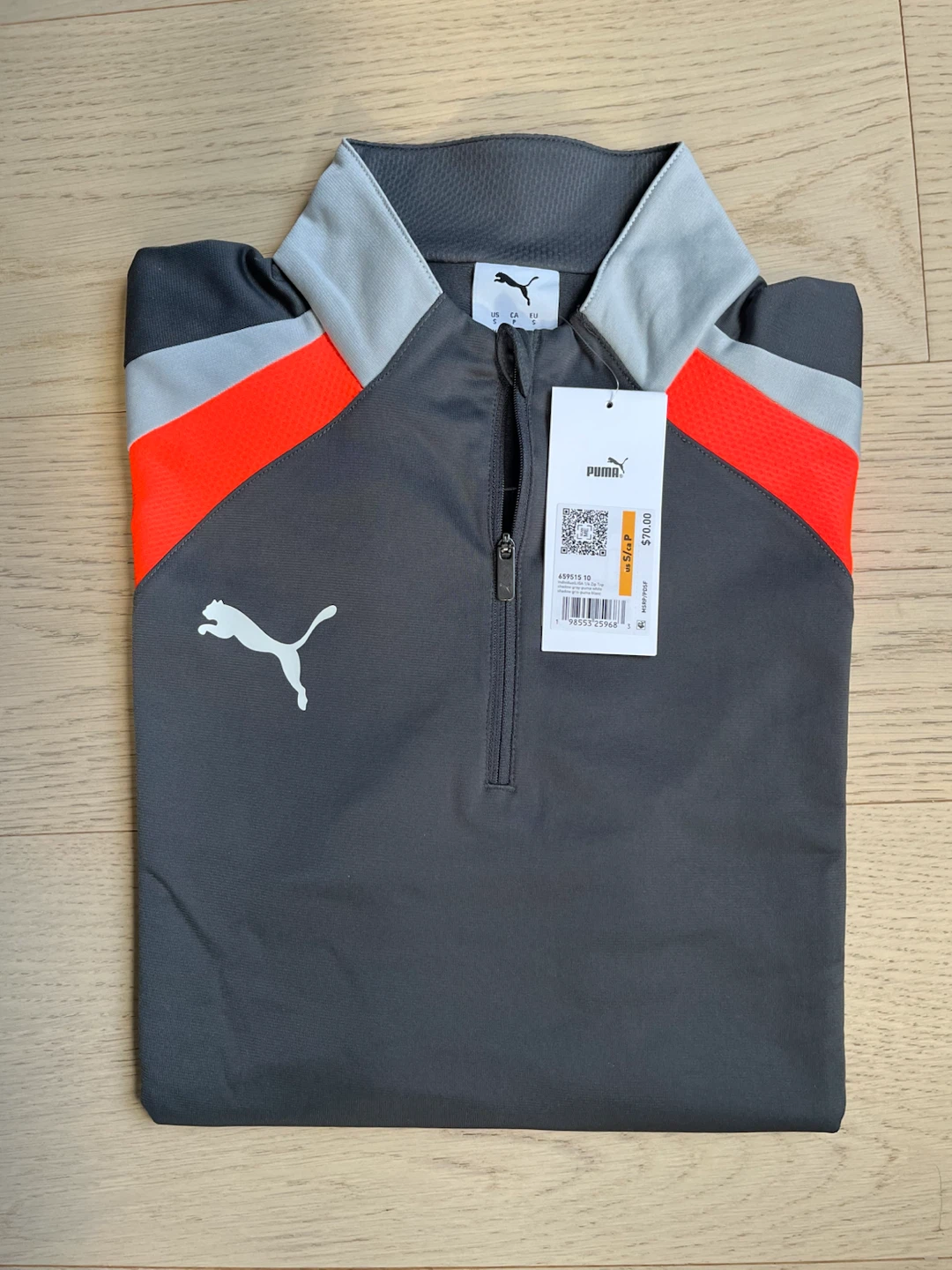 Puma DryCELL Quarter-Zip Pullover Sweatshirt Size S