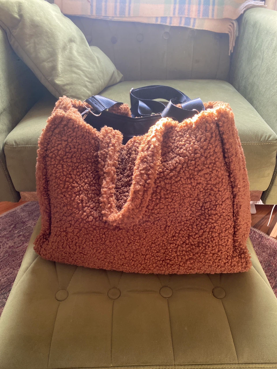 Brown teddy Tote Bag