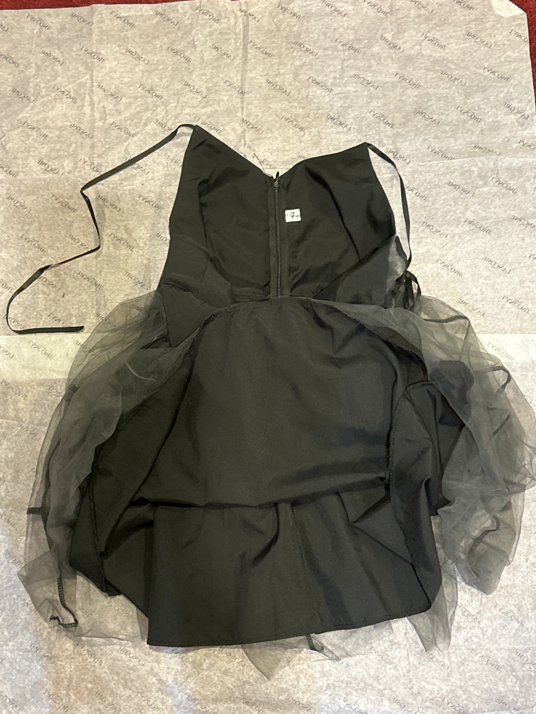 Black Tulle Layered Mini Dress - photo 2