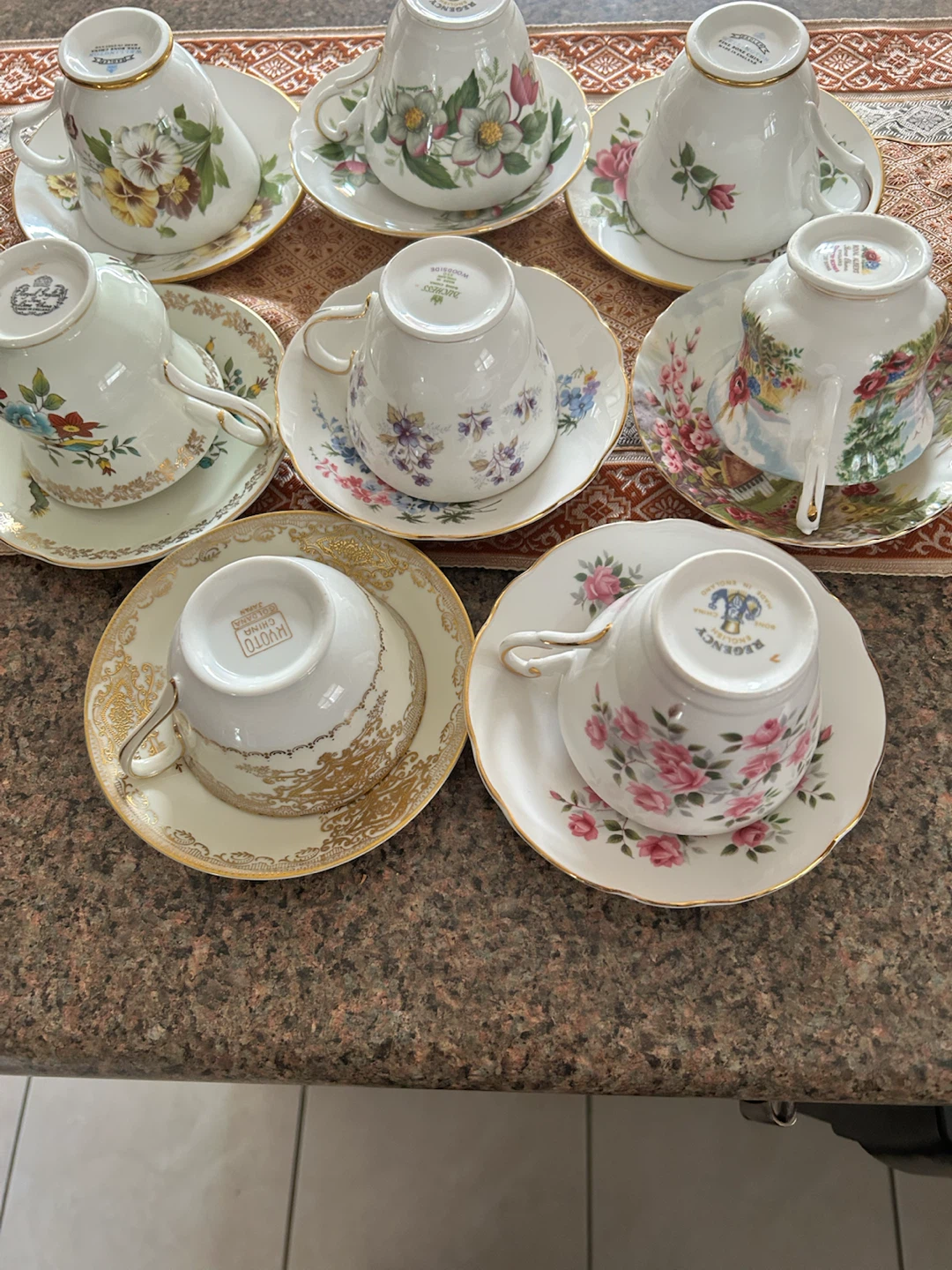 English Tea cup and plate