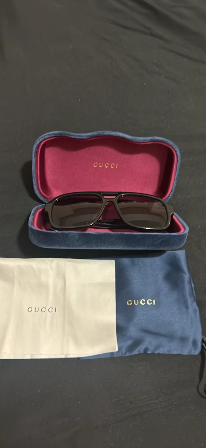 Gucci Sunglasses with Case and Pouch
